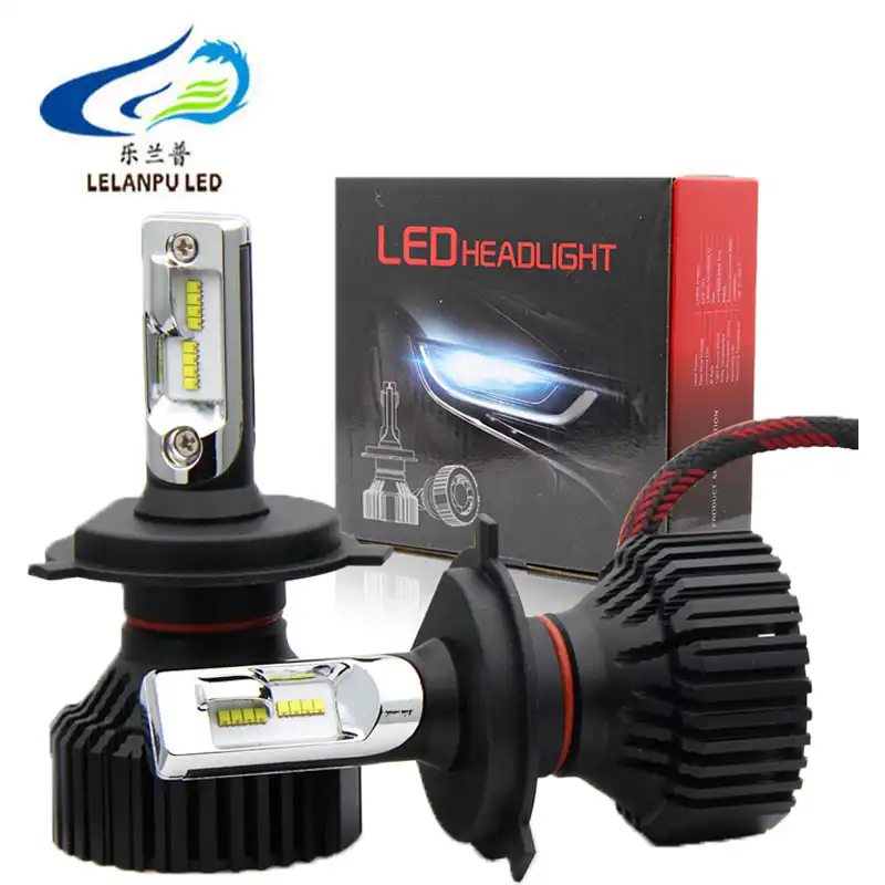 High Power T8 Led Headlight 60W 12000LM ZES Chip Headlamp High Low Beam H1 H3 h4 lamp H11 H13 9004 H27 880 Driving Fog Bulb