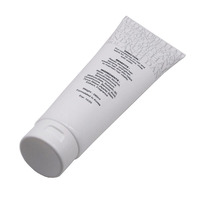 Emballage cosmétique vide en PE, transparent, écologique, sans BPA, grand tube en plastique avec bouchon à clapet pour masque facial et soins de la peau