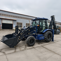 Backhoe Loader dengan Pengujian Pra-Pengiriman yang Terverifikasi dan Laporan Inspeksi Mesin Resmi retroescabdora cat retro escabadora