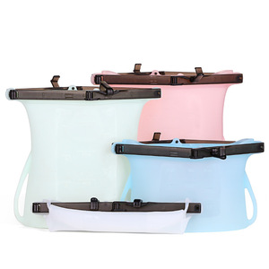 Silicone Food <b>Storage</b> Bags Thickened Airtight High Temperature Resistant <b>Kitchen</b> Drawer Baskets Transparent Color 132g - Product Image 2