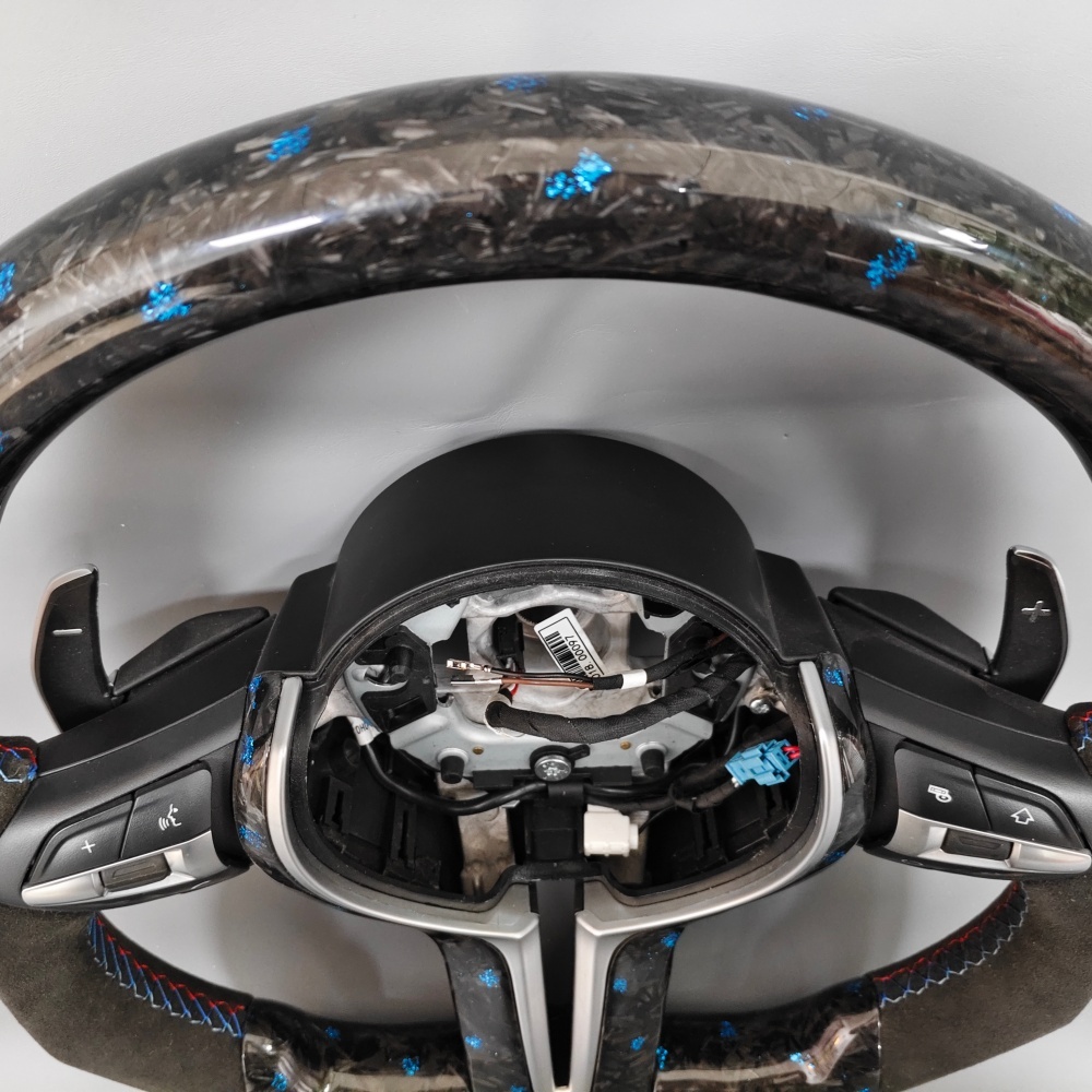Fashion Custom Forged Carbone Volant Steering Wheel (BMW Fitment), photo 4