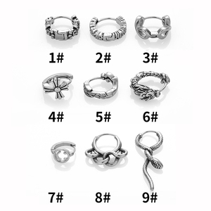 YW thép không gỉ phẫu thuật vòng Hoop Bông tai cho phụ nữ và nam giới Snug Thùy mũi môi Vòng <span class=keywords><strong>daith</strong></span> Helix <span class=keywords><strong>piercing</strong></span> ngủ Bông tai - Product Image 3