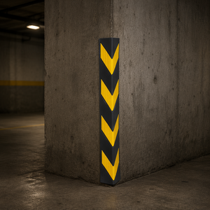 Protection d'angle en caoutchouc réfléchissant de 800 mm <span class=keywords><strong>moins</strong></span> chère pour le stationnement - Product Image 1