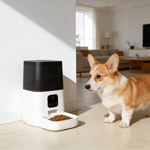 Distributeur automatique de nourriture pour chien à marque privée, alimenté par batterie, distributeur intelligent pour animaux de compagnie, fournitures pour chiens, distributeur de nourriture pour chiens - Product Image 1