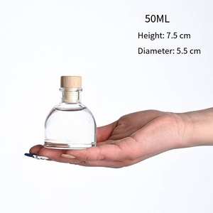 Botella <span class=keywords><strong>de</strong></span> Vidrio Vacía Personalizable con Logotipo, 50ml 100ml 150ml, Mini Botella para Vino, Bebidas, Licores, Ginebra, Whisky, Vodka, <span class=keywords><strong>Tequila</strong></span>, con Tapón - Product Image 5