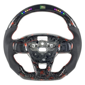Pour <span class=keywords><strong>Ford</strong></span> Focus MK4 <span class=keywords><strong>PUMA</strong></span> affichage LED volant en Fiber de carbone forgé intérieur automobile 2018 2019 2020 2021 2022 <span class=keywords><strong>2023</strong></span> - Product Image 1