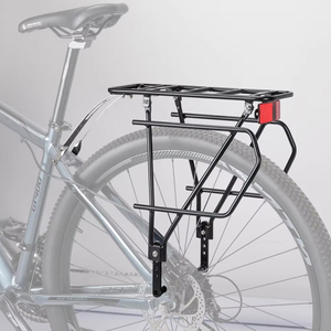 Estante trasero para <span class=keywords><strong>bicicleta</strong></span> de montaña, bastidores de carga traseros de <span class=keywords><strong>bicicleta</strong></span> de aluminio para freno de <span class=keywords><strong>disco</strong></span>/montaje de freno sin <span class=keywords><strong>disco</strong></span> - Product Image 6