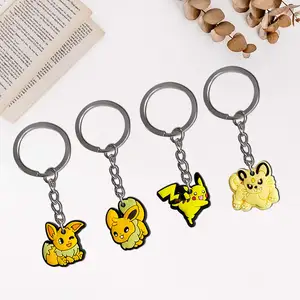 Factory Custom Soft PVC Keychain Key Chain / Rubber Keychains / Silicone Keyring 2D/3D Soft Pvc Keychain With Your Own Logo