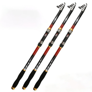 <span class=keywords><strong>Canne</strong></span> à pêche télescopique en Fiber de carbone, accessoire de chasse, Super forte résistance, à coût complet, vente de Lot - Product Image 1