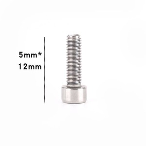 Tornillos hexagonales de acero inoxidable M5x12 para portabotellas de bicicleta, accesorios duraderos para bicicleta - Product Image 4