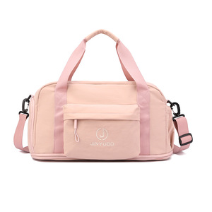 Custom Logo Simple Sporty Duffel Bag Lightweight Single-shoulder Bag Hand-carry Short-distance for Travel - Product Image 4