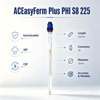 Capteur de pH numérique industriel en ligne ACITEK, connecteur S8, électrode PHI 225 mm, précision 0,01 pH, OEM, analyse de l'eau, des aliments, du fromage, du lait, des eaux usées