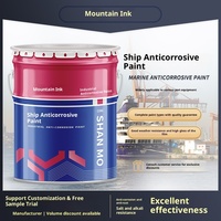 Peinture liquide imperméable en spray pour coque de bateau marine d'usine, revêtement supérieur en caoutchouc chloré antirouille et anticorrosion