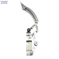 Charnière manuelle multi-liens pour réglage et levage du repose-tête de canapé inclinable 0-115 °   Cadre de levage verrouillable finition chrome nacré