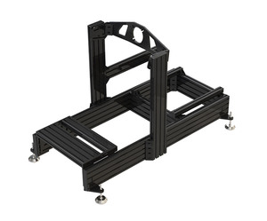 Estilos de carreras GT personalizables, palanca de cambios simulada, montaje Sim Racing Cockpit Wheel Rig Seat Pedals Frame Sim Racing <span class=keywords><strong>Simulator</strong></span> - Product Image 5