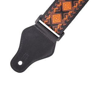 Guitare Folk Électro-acoustique, Basse, Ukulélé, Embout en Cuir avec Plaque de Protection, Accessoires de Guitare, Sangle d'épaule Inclinée Réglable - Product Image 4