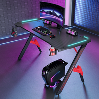 Escritorio Extensible Flotante de Metal para Juegos, Ahorra Espacio, con Soporte Oculto, Ajustable y Estable, para Oficina en Casa