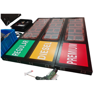 Ngoài trời <span class=keywords><strong>LED</strong></span> Xăng giá Sign12-Inch gas giá <span class=keywords><strong>LED</strong></span> hiển thị màu đỏ kỹ thuật số dấu hiệu hoàn chỉnh gói RF điều khiển từ xa kỹ thuật số - Product Image 2