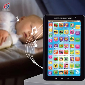 Chengji bé máy tính bảng đồ chơi học tập cảm ứng máy tính giáo dục sớm nghiên cứu Tiếng Anh đa chức năng máy tính bảng bé với ánh sáng và âm nhạc - Product Image 4
