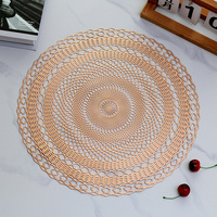 Décoration d'intérieur de luxe nordique européenne, tapis de table en PVC imperméable, résistant à l'huile et isolant thermiquement