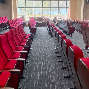 Vente en gros d'usine d'escaliers chaises de salle de classe chaises de salle de conférence rouge auditorium chaises de théâtre chaises de cinéma - Product Image 6