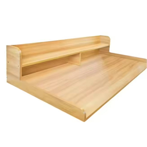 Giá để đồ trên máy giặt bằng tre, giá bảo vệ nắp máy giặt, giá để đồ hai tầng - Product Image 2