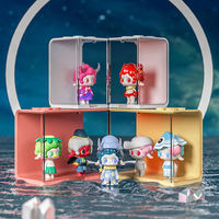Boîte de rangement pour poupée Lego, boîte de rangement transparente à empiler, boîte d'affichage