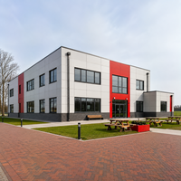 Bâtiment Résidentiel et Commercial en Acier Préfabriqué, Structure en Acier Durable Anti-Rouille, Certifié ISO9001, Avantage Direct Usine