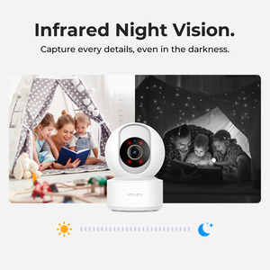 Caméra de sécurité intérieure IMILAB 3K 5MP 360° PTZ WiFi 6 avec détection IA, vision nocturne et audio bidirectionnel pour maison, bureau, appartement, hôtel - Product Image 2