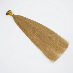 ผมต่อแบบแบนปลายเคลือบเคราติน เกรดพรีเมียม ยี่ห้อ Jasminebeauty สีบลอนด์ฟอกขาว - Product Image 5