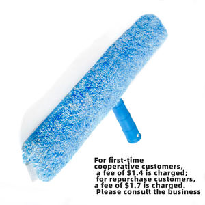 Ensemble de seau de nettoyage commercial robuste de 40 kg et 12 L avec perche télescopique et raclette - Idéal pour le nettoyage des fenêtres en hauteur - Product Image 3