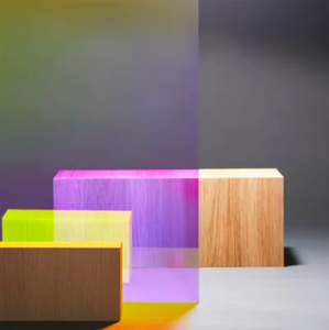 Película de Material PET Colorida de 0.1mm de Grosor, 1.2x2.4m para Proyección e Iluminación Creativa de Escenarios por Rina Tech - Product Image 2