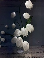 Fleurs gonflables géantes pour la Saint-Valentin Led Décoration de fête de mariage