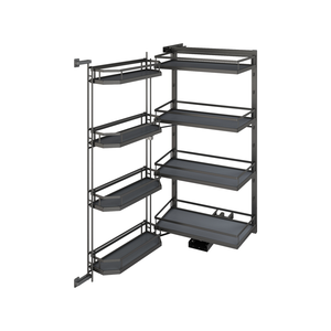 ARTSTEEL Rectangle Linked Pull-Out 4-Tier <strong>Basket</strong> for Tall Kitchen Cabinet Large Capacity Corrosion-Proof Eco-Friendly Q235 Steel - Product Image 6