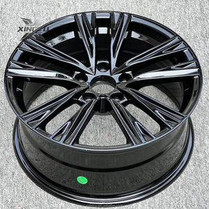 <span class=keywords><strong>Jantes</strong></span> en alliage forgé de <span class=keywords><strong>17</strong></span> <span class=keywords><strong>pouces</strong></span> 5x112 pour Volkswagen Audi - Noir et gris anthracite - Product Image 1