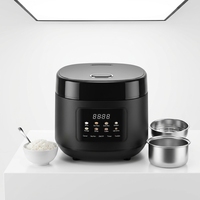 Cuisinière à riz intelligente sans sucre, cuisinière à riz à écran tactile intelligent, cuisinière à riz multifonctionnelle intelligente à faible teneur en sucre pour diabétiques