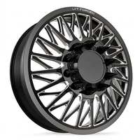 Jantes forgées 6, 8, 10 trous 8x200 8x225 noires tout-terrain pour Chevrolet, Ram, Ford F-350 – Jantes de voiture 22-30 pouces, jantes jumelées