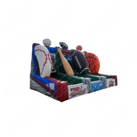 Modèle de pinata gonflable interactif jouets jeux de sport de carnaval étoiles filantes gonflables jeu de tir de basket-ball