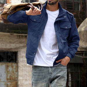 Veste en coton de style rue haute de service OEM à col montant avec motif de lettres Nouvel arrivage de haute qualité Article de vente en ligne - Product Image 5