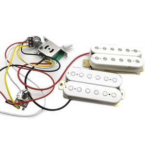 ปุ่มควบคุมโลหะ 500K สวิตช์ <span class=keywords><strong>5</strong></span> ทาง แจ็คปิ๊กอัพ <span class=keywords><strong>สาย</strong></span>ไฟกีตาร์ไฟฟ้า อะไหล่และอุปกรณ์เครื่องดนตรีประเภท<span class=keywords><strong>สาย</strong></span> - Product Image 3