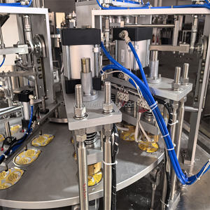 Máquina Automática Rotativa para Llenado, Sellado y Tapado de Puré de <span class=keywords><strong>Humus</strong></span> y Alimentos Viscosos, de China - Product Image 3