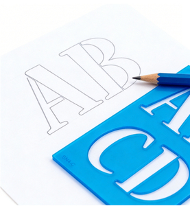 Venta Directa de Fábrica al Precio Más Bajo - Plantillas LetterCraft, Nueva Fuente, Caracteres de 4 Pulgadas - Product Image 2