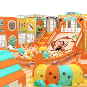 Nouveaux produits phares : Équipement de jeux intérieur pour enfants, thème macaron, avec petit trampoline, pour atrium de centre commercial et divertissement - Product Image 1