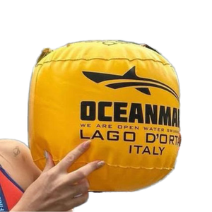 Bouée flottante gonflable unisexe en eau libre | Formation à la sécurité et flotteur <span class=keywords><strong>marin</strong></span> de course avec ventilateur pour aire de jeux et pêche - Product Image 1
