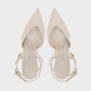 <span class=keywords><strong>2025</strong></span> 여성 여름 오픈 백 뮬 샌들 하이힐 에나멜 가죽 뾰족한 발가락 디자인 높이 야외 착용에 대 한 증가 - Product Image 4