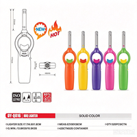Allumeur de barbecue multicolore Dongyi en gros, briquet à gaz polyvalent, certificats complets pour les importateurs et distributeurs africains