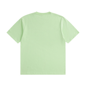 เสื้อยืดคอกลมแขนสั้นผ้าคอตตอนถักเนื้อแน่น 300 กรัม สีพื้นเรียบ ทรงปกติสำหรับผู้ชาย สั่งผลิตได้ตามแบบ OEM ODM คุณภาพสูง - Product Image 6