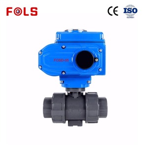 Válvula de Bola de PVC de 2 Vías DN40, Tipo On-Off, Motorizada - Product Image 2