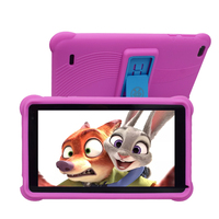 Tablet Android de 7 Pulgadas al por Mayor para Niños, Nueva Funda a Prueba de Niños con Control Parental, Tablet Educativa con WiFi para Niños Pequeños, Económica