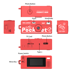 Mini caméra de poche 5MP avec capteur CMOS, caméra compacte portable avec flash intégré pour les jeunes, les photos de rue et les cadeaux de vacances - Product Image 6